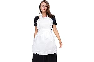 LilMents Ruffle Maid Apron
