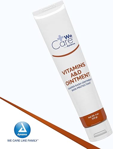 Miniatura 10 de Dynarex Ungüento de vitaminas A y D, ungüento con vitamina A y vitamina D para rozaduras corporales, erupción de pañales, cortes, blanco, 6 cajas de