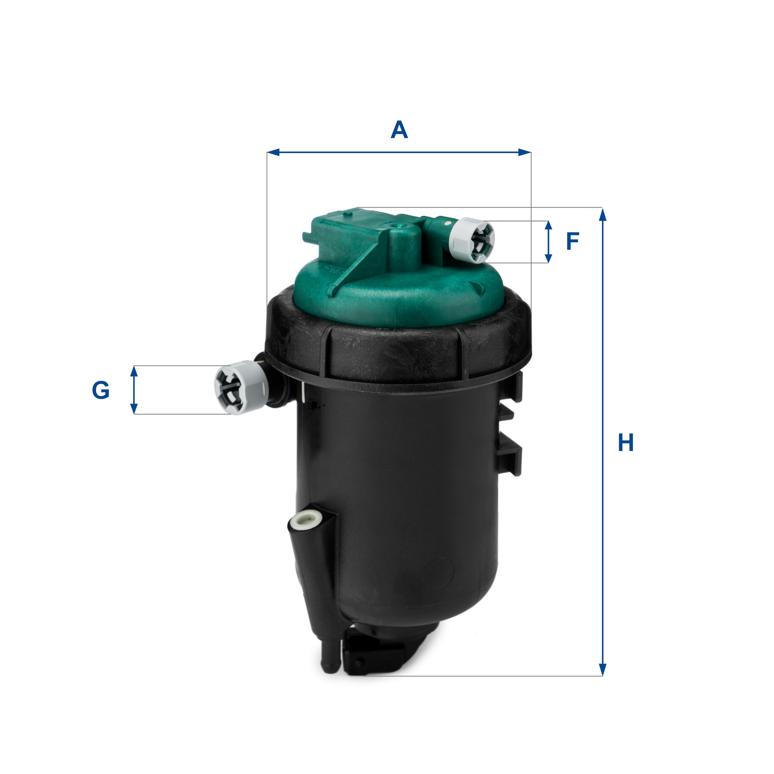 UFI Filters, Filtro Gasolio 55.181.00, Filtro Carburante per Ricambio, Adatto ad Auto, Applicabile su Diversi Modelli Fiat e Lancia