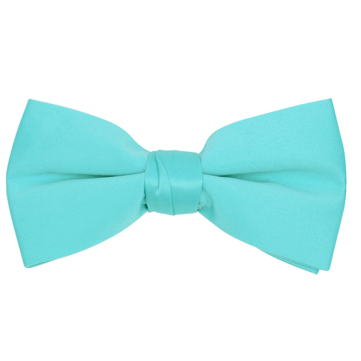 boxed-gifts Boy's Poly Satin Banded Clip On Bow Ties (Lavender)