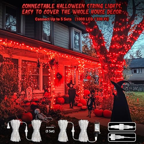 Jmexsuss ST-TING-L21 Red Halloween Decor String Lights Outdoor Indoor thumb #1