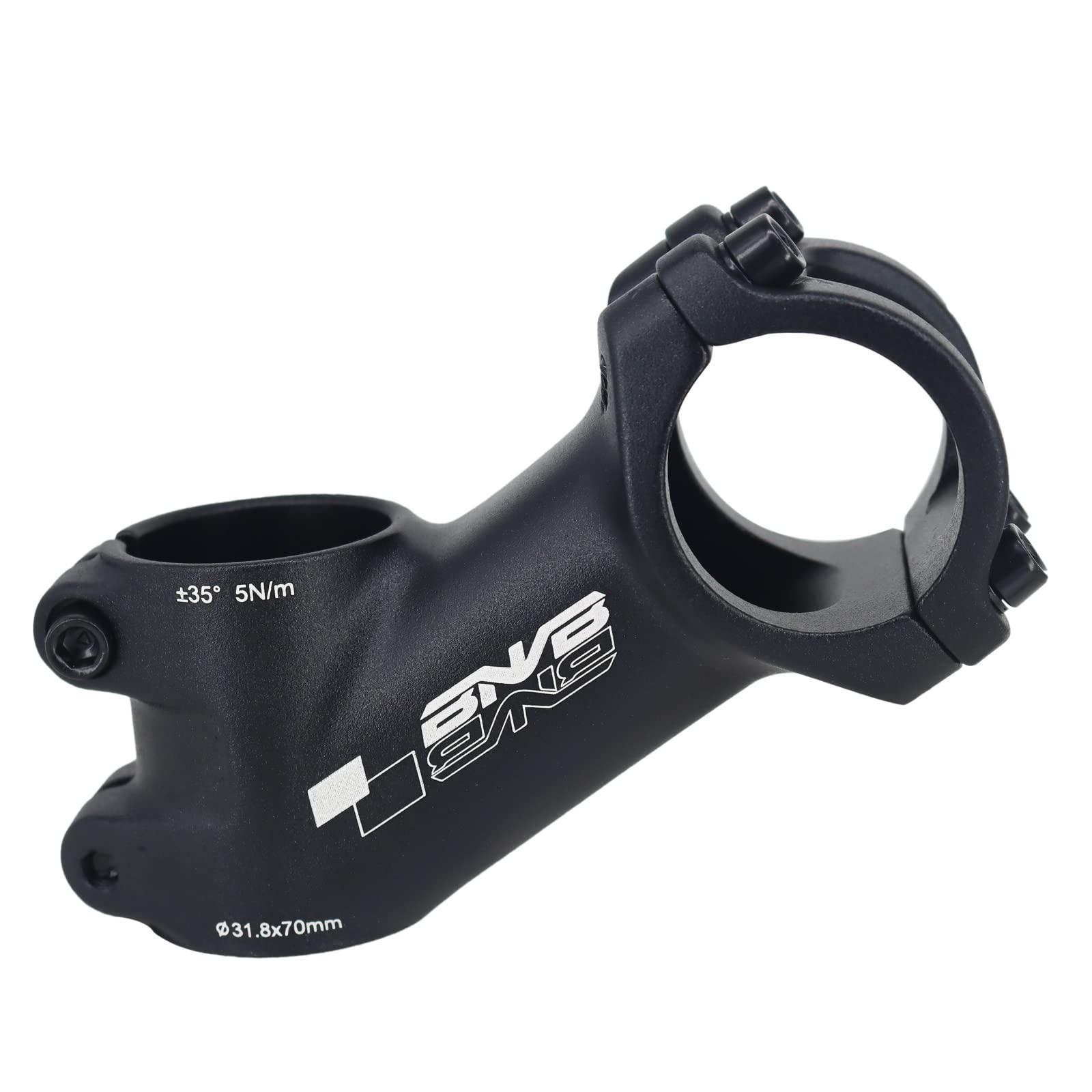 PLATTBK Wspornik kierownicy 31,8 mm, 35 stopni, stop aluminium, do rowerów górskich, wyścigowych, BMX, MTB, jazdy na rowerze (70 mm)