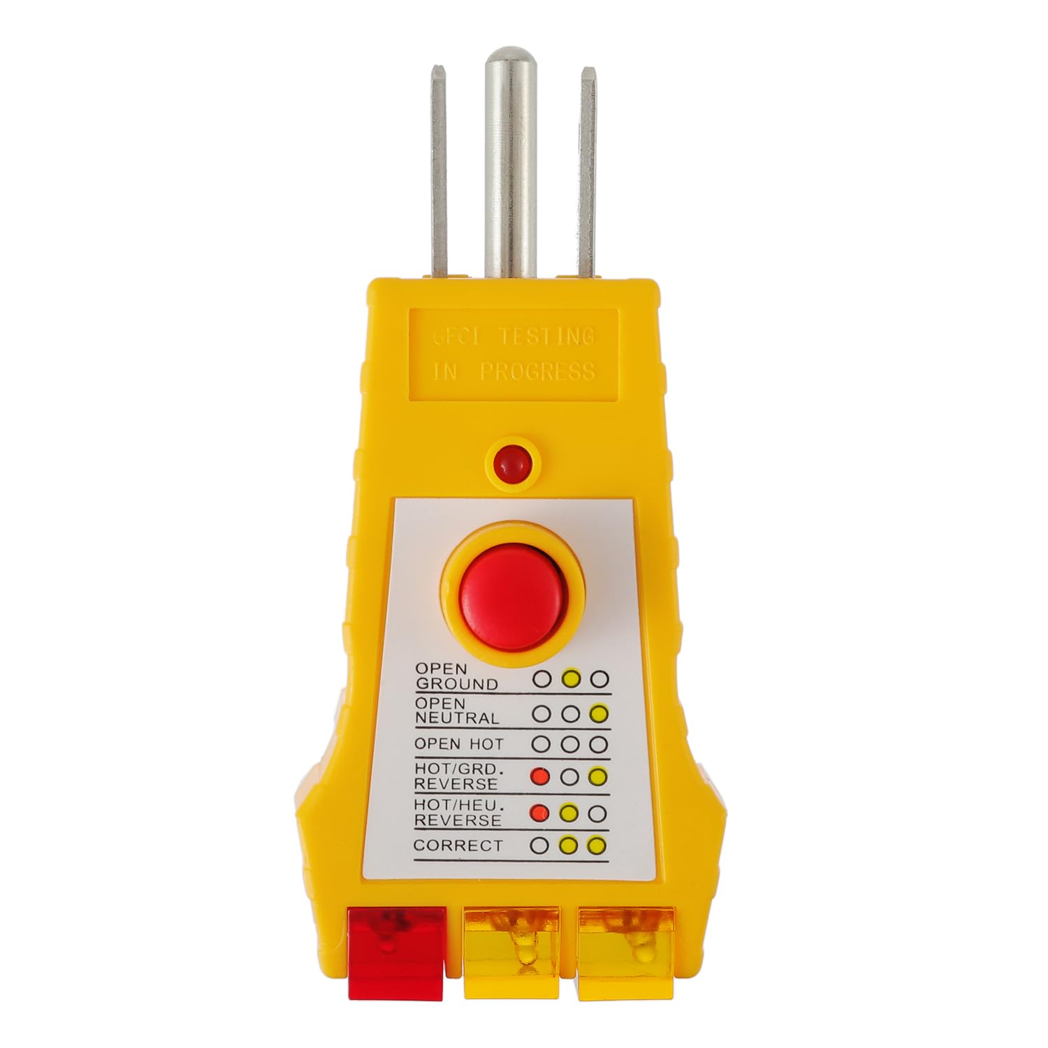 HUAREW Outlet Circuit Testers for Grounding Products, Outlet Tester with GFCI, Plug Tester, Security Test, Electrical Receptacle Tester for North