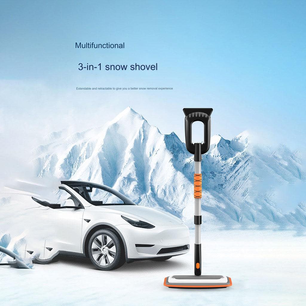 Raschiaghiaccio Spazzola da Neve per Buick Regal 2009-2016,2 in1 Raschietto Ghiaccio con Manico in Schiuma per Parabrezza e Finestrini Dellauto,A-Blue