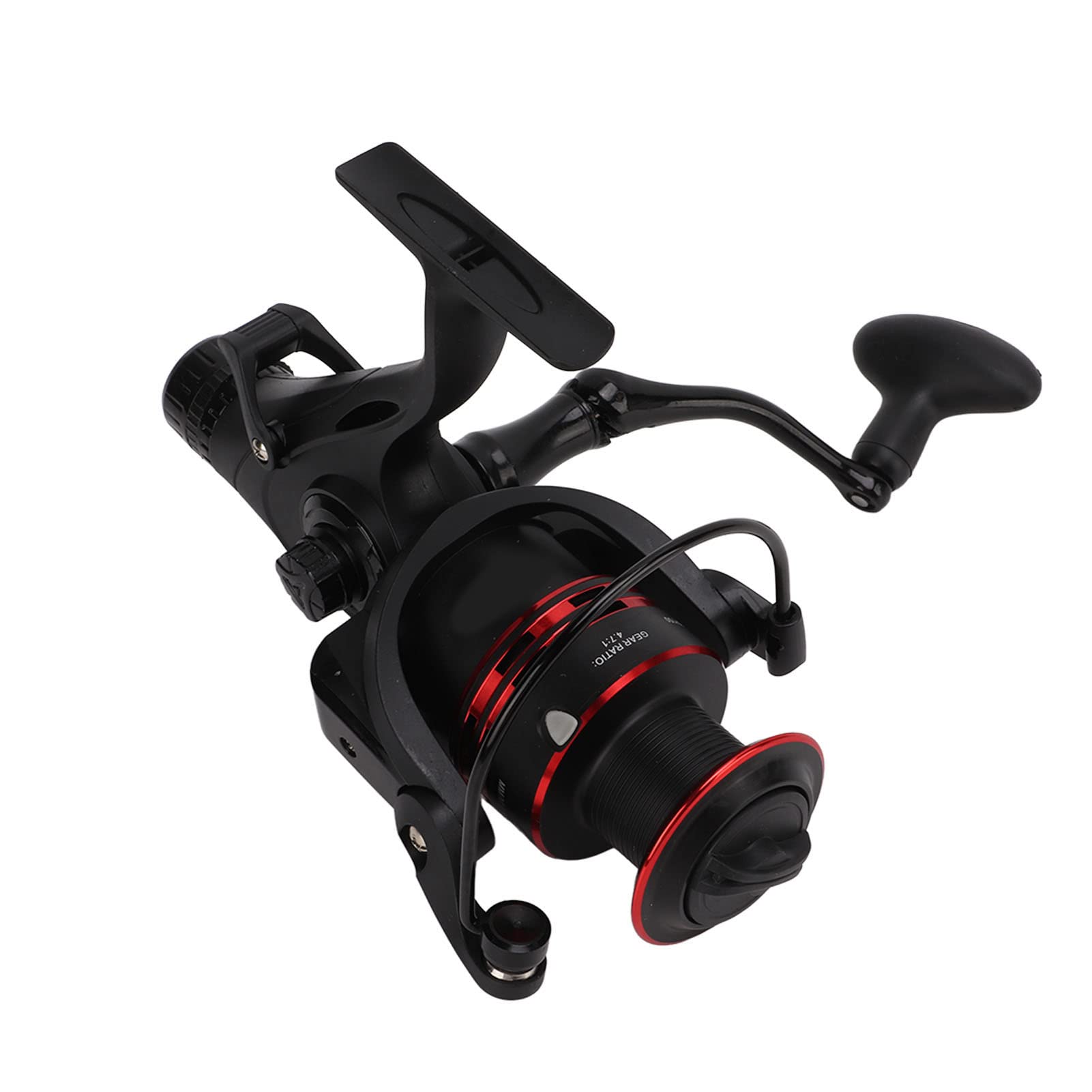 Copa de Alambre de Metal de Carrete Giratorios Camba de Pesca de Arrastre Dual 9 + 1BB 4.7: 1 Relación de Velocidad para Pesca de Carpa, Aleación de Aluminio Resistente + Nylon