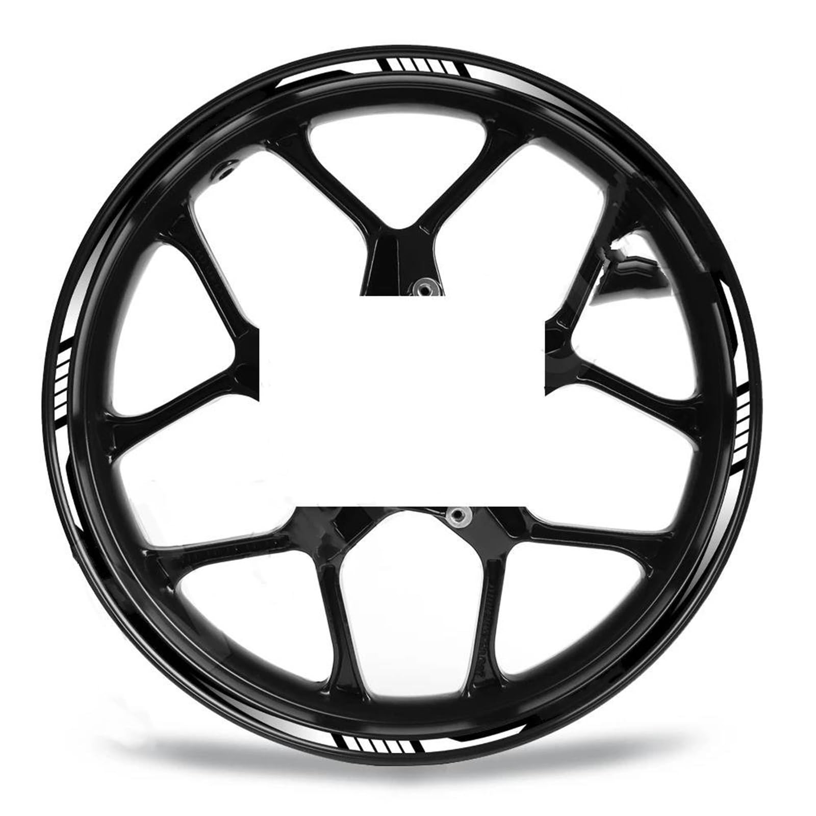 Motorcycle Wheel Sticker Decal for WR250R WR250F WR450F WR 250R 250F 450F 21/18 Motorcycle Wheel Sticker Decal Reflective Motocross Rim Stripe Tape(Front 21 Rear 18A)