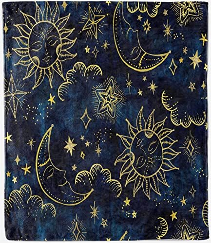 ANHOPE Tropical Throw Blanket Soft Lightweight Flannel Fleece Blanket Green Palm Leaf Lattice Print Pattern for Couch Sofa Bed Travel All Season Decorative Blanket for Kids Baby Toddler 100 x 130 cm
