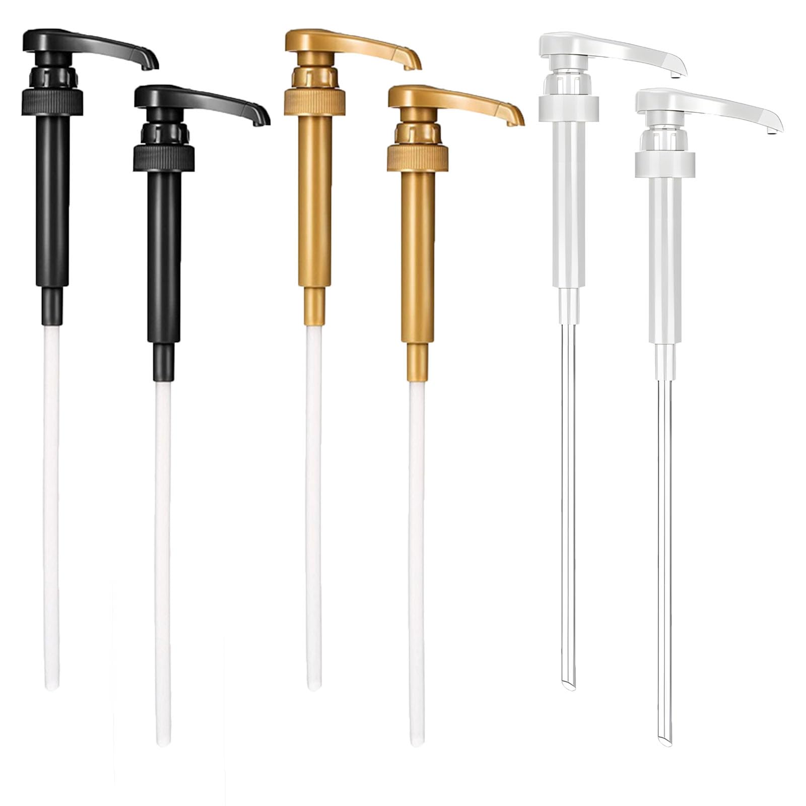 MaoNativey 4 Stück Sirup Pumpspender - Dosierpumpen Für Flaschen 25-40mm