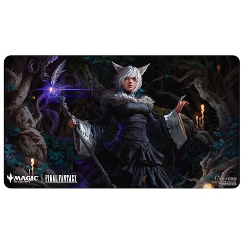 Ultra PRO - Final Fantasy x Universes Beyond Y’shtola, Night’s Blessed (Commander) Playmat for Magic: The Gathering | Card Game Playmat, Final Fantasy Collectibles, Desk Mat Mousepad - Y’shtola, Night’s Blessed