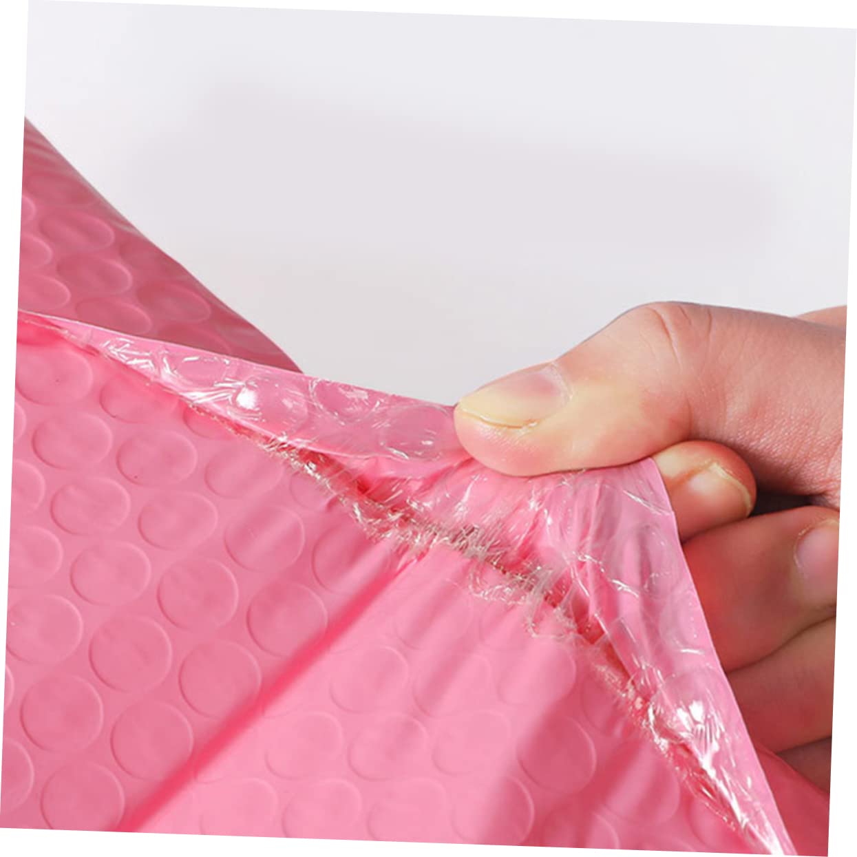 Ciieeo Lot de 100 Enveloppes D'expédition à Bulles Roses 11x15 4 Cm Film Coextrudé Épais Protection Anti-chocs Adhésives Emballage Sécurisé pour Petites Entreprises et Envois Postaux