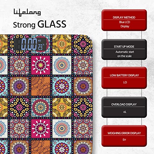 Lifelong Store Lifelong Mystical LLWS63 Digital Weighing Scale, - Image 3
