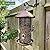 Large Hanging Copper Garden Bird Feeder Including 8 Feeding Perches - Outdoor Feeder Holds upto 2kg of Wild Bird Seed Mix - a Modern Stylish Bird Feeder that Attracts a Variety of Birds to your Garden