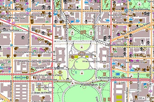 TOPO GPS Map for Garmin US Atlantic States DE FL GA MD NC SC VA WV DC