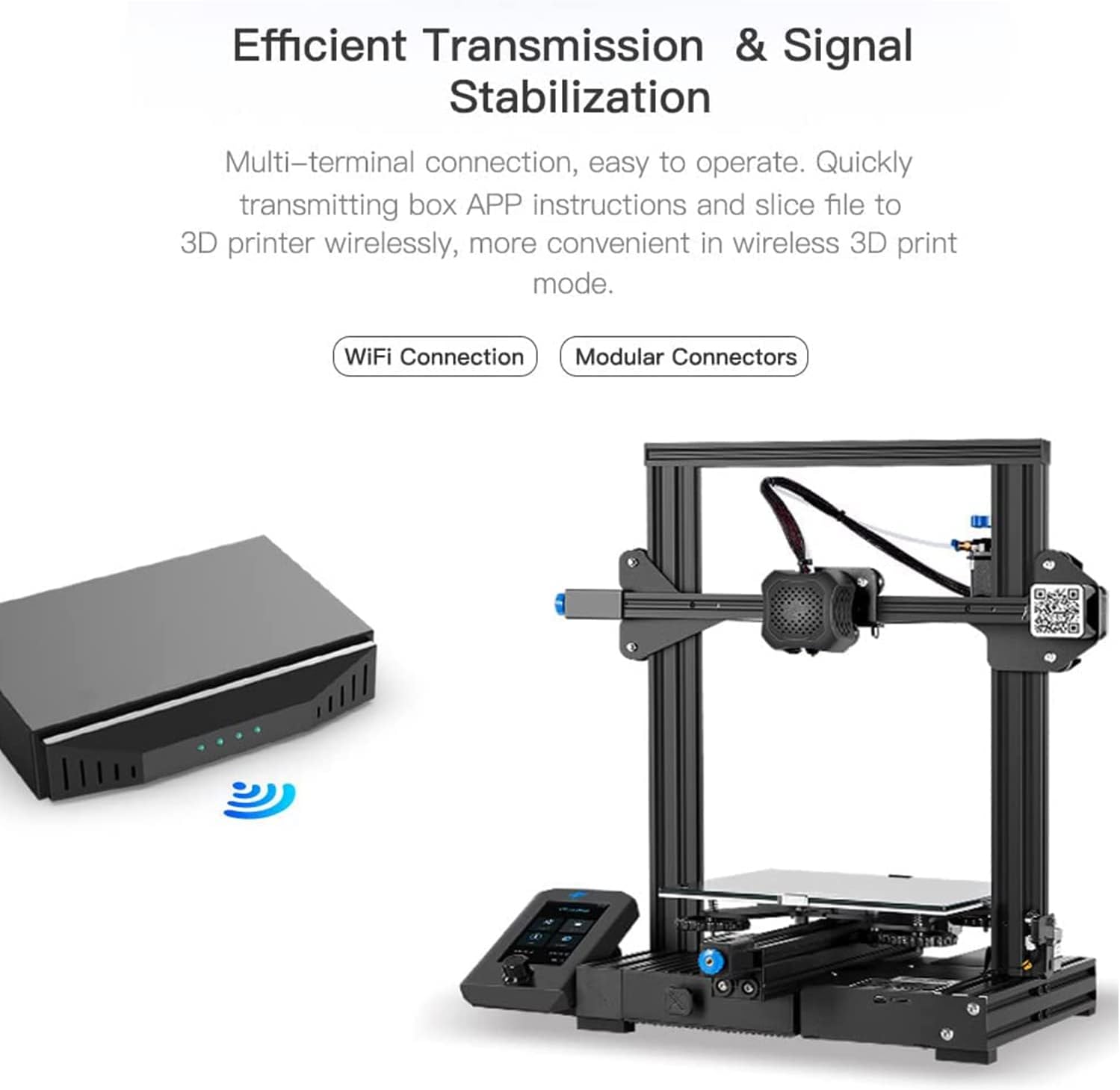 review Creality 3D Printer WiFi Box 2.0 & 8G TF Card, Intelligent Assistant Remote Control Monitor Wireless Printing Upgrade Kit