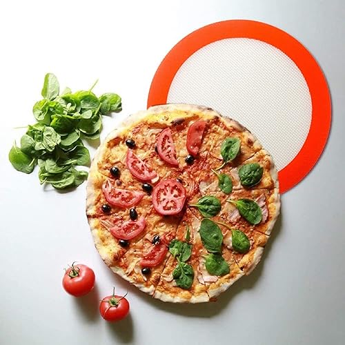 Miniatura 3 de 3 alfombrillas de silicona para hornear, alfombrillas redondas de silicona de 9 pulgadas, molde para pasteles, forro de silicona antiadherente para