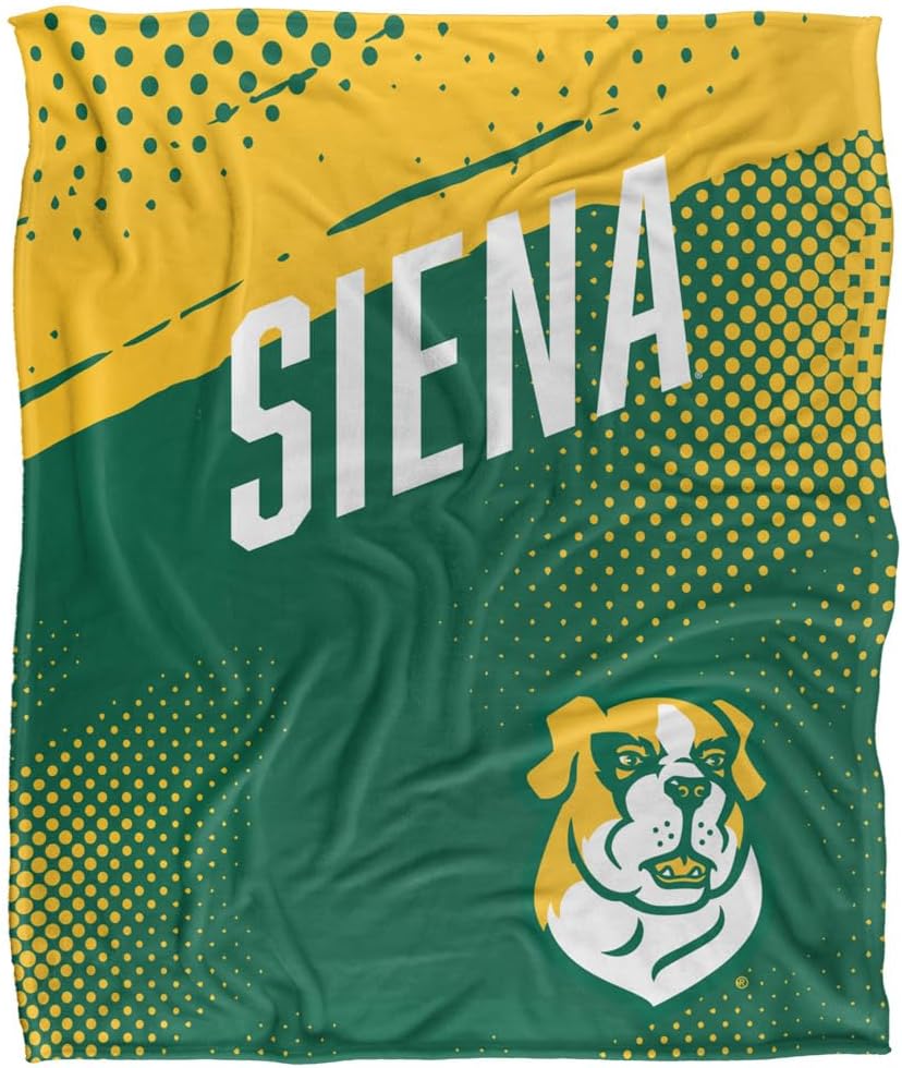 LOGOVISION Siena College Fan Zone Silky Touch Super Soft Throw Blanket 50"x60"