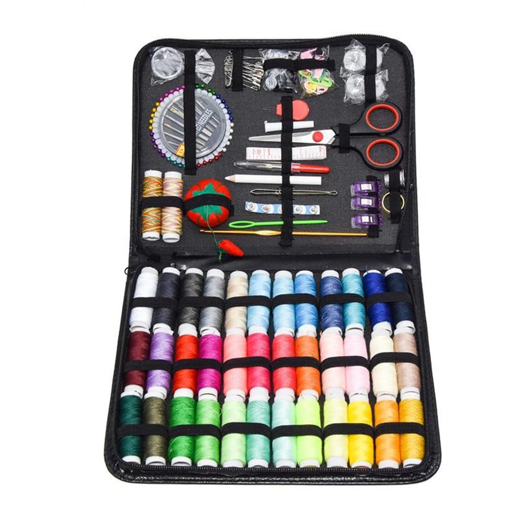 Kit de Costura de 183 Piezas, 38 Colores, para el hogar, con Herramientas de Bordado y Punto de Cruz.