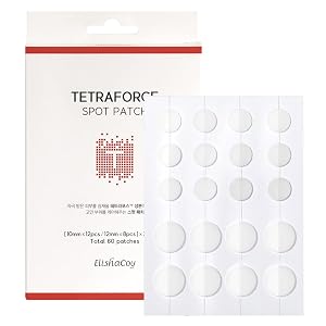 Elishacoy TETRA FORCE CLEANSER spot Patches - Pimple Patches for Face and Skin with Tea Tree Oil for