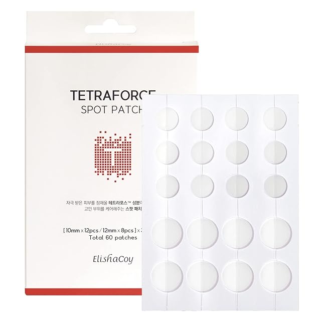 Elishacoy TETRA FORCE CLEANSER spot Patches - Pimple Patches for Face and Skin with Tea Tree Oil for