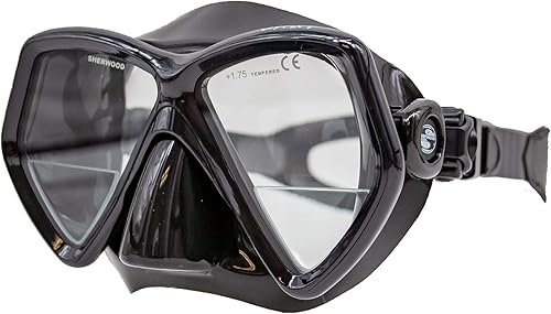 Miniatura 10 de SHERWOOD SCUBA Oracle+ - Máscara de buceo bifocal para computadora, cámara o lectura de medidores, color azul acero