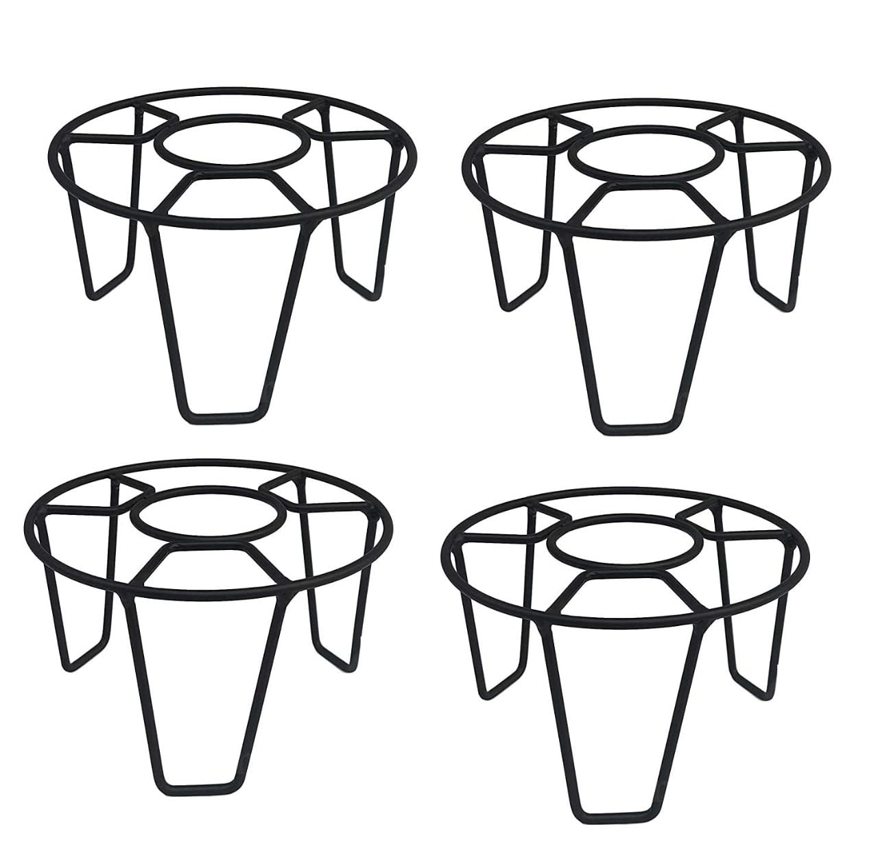 N.A Supplier Stylish Iron Indoor/Outdoor Flower Pot/Plant Stand, Round Shape Creative Design (4) (B09TTT578Q) Amazon Price History, Amazon Price Tracker