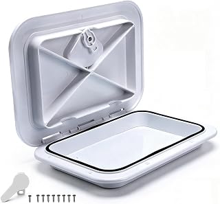 Amarine Made Boat Hatch, 10.6" X 14.8" Marine Hatch, Boat Access Hatch