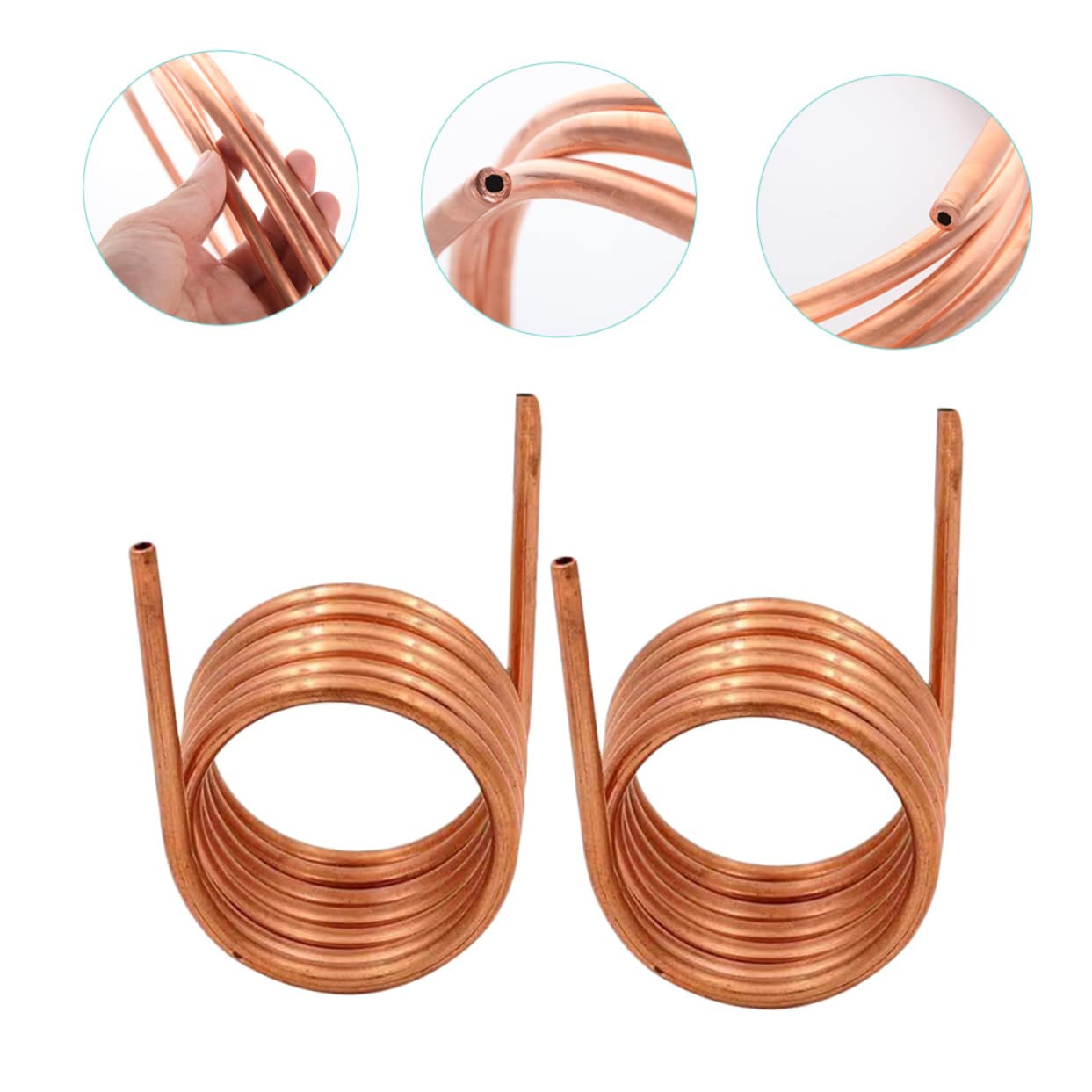 FUNOMOCYA 2sets Freezer Tube Soft Refrigeration Tubing for Air Conditioner and Refrigeration Systems 2pcs*2