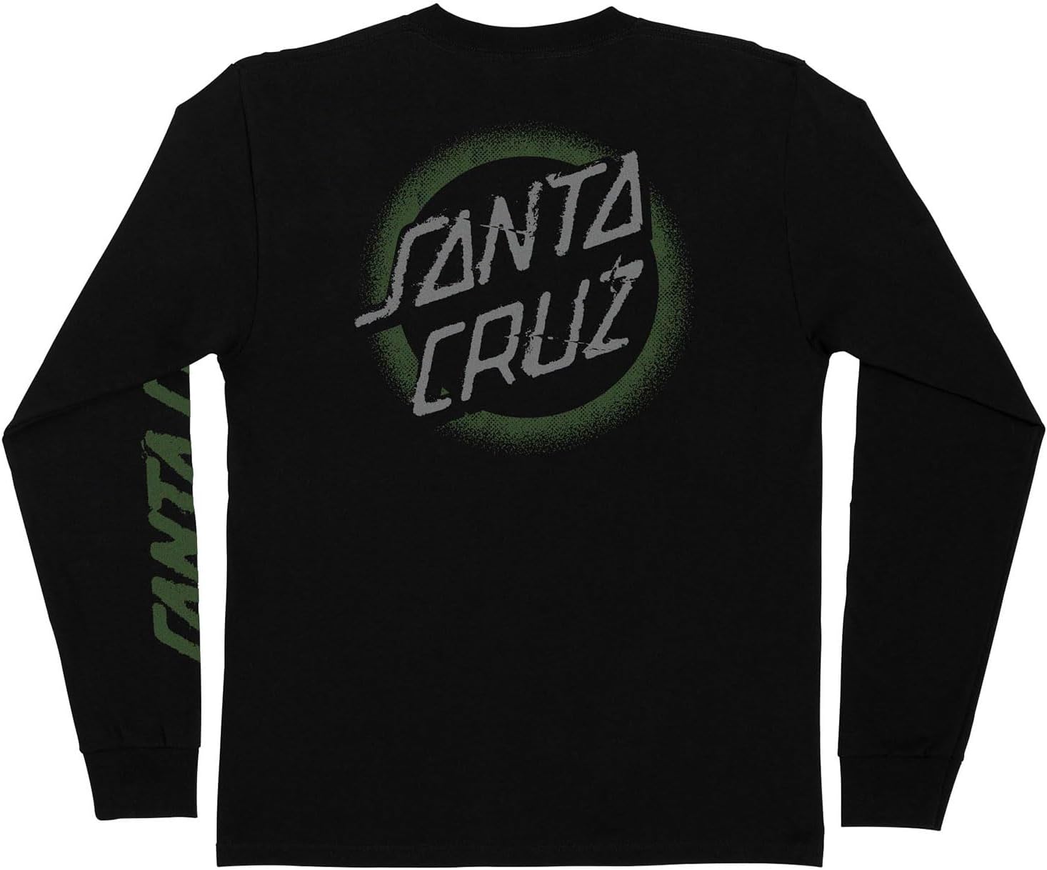 SANTA CRUZVile Dot L/S Heavyweight T-Shirt Black Med Mens