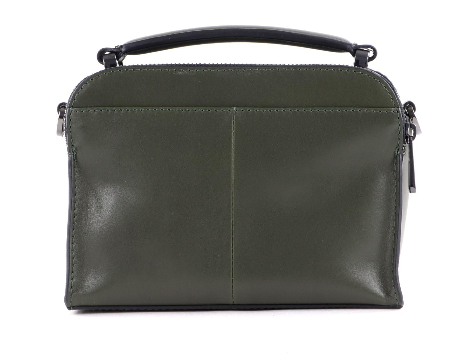 SADDLER Cuero bolso bandolera Neptune Dusty Olive verde