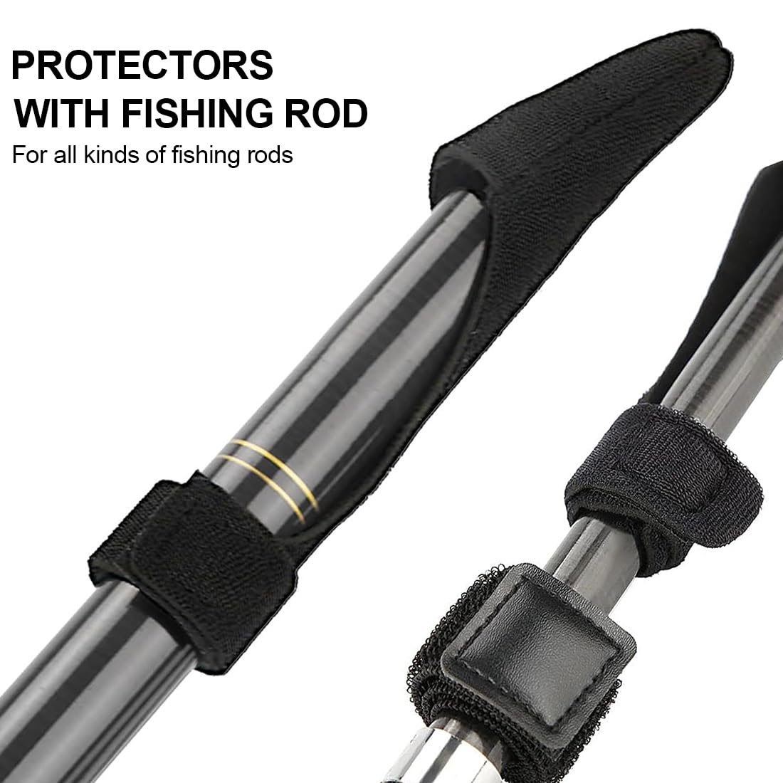 Cintas Caña De Pescar, Correa Caña De Pescar, Estuche Protector, Accesorios Pesca Elásticos
