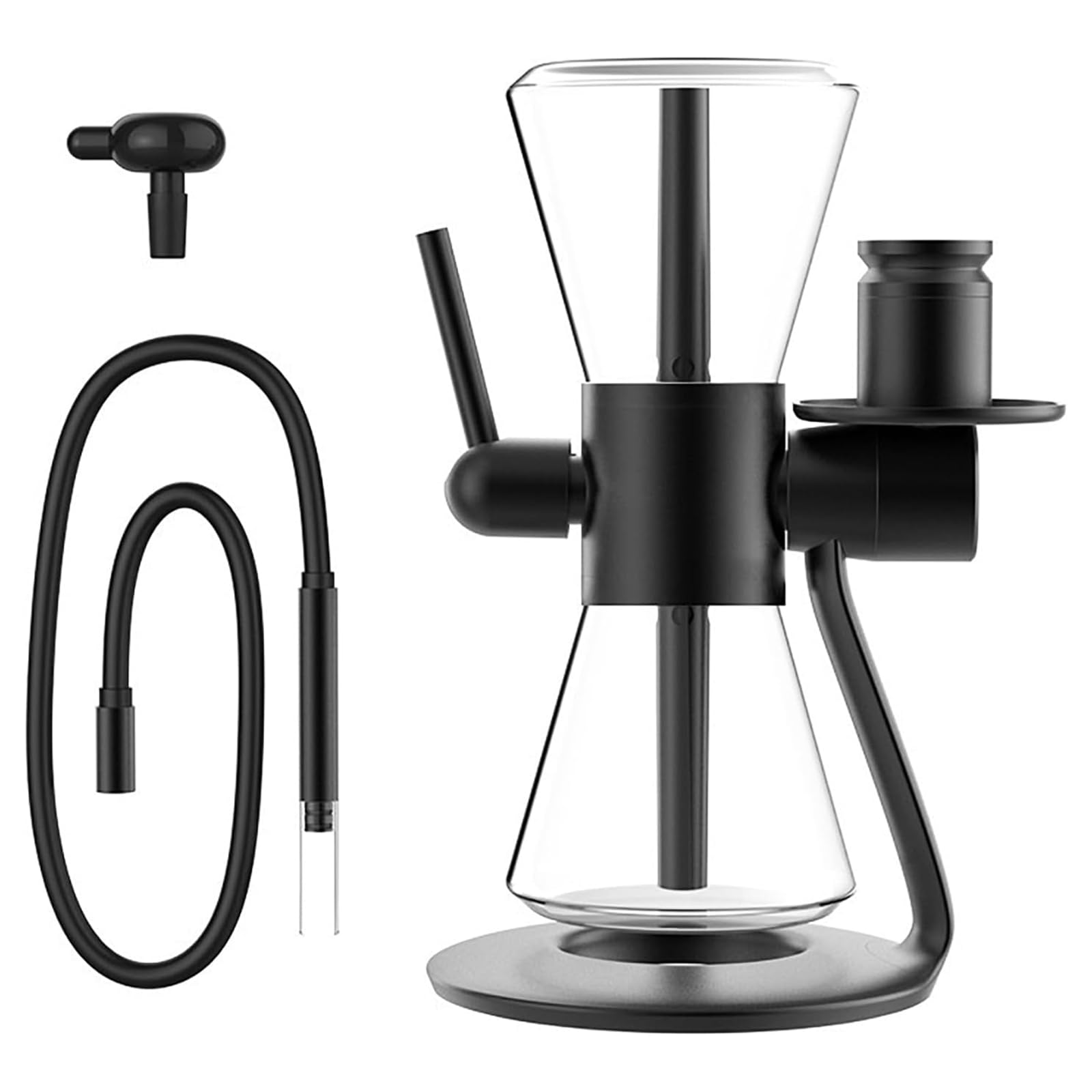 WIKINK Single/double Tube Hookah Set, Hookah Complete Set with 360° Rotating Gravity and Heat Management System, Premium Shisha Kit for Better Shisha Hookah Narguile Smoking