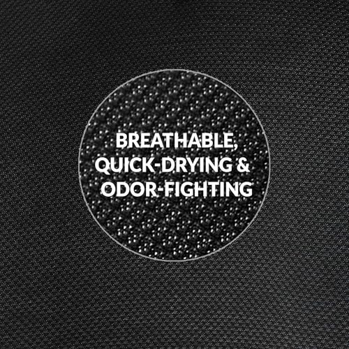 Ejis Mens Boxer Briefs, Performance Boxer Briefs for Men w Flex Fit Pouch, Quick Dry Moisture Wicking Mens Underwear, Black4