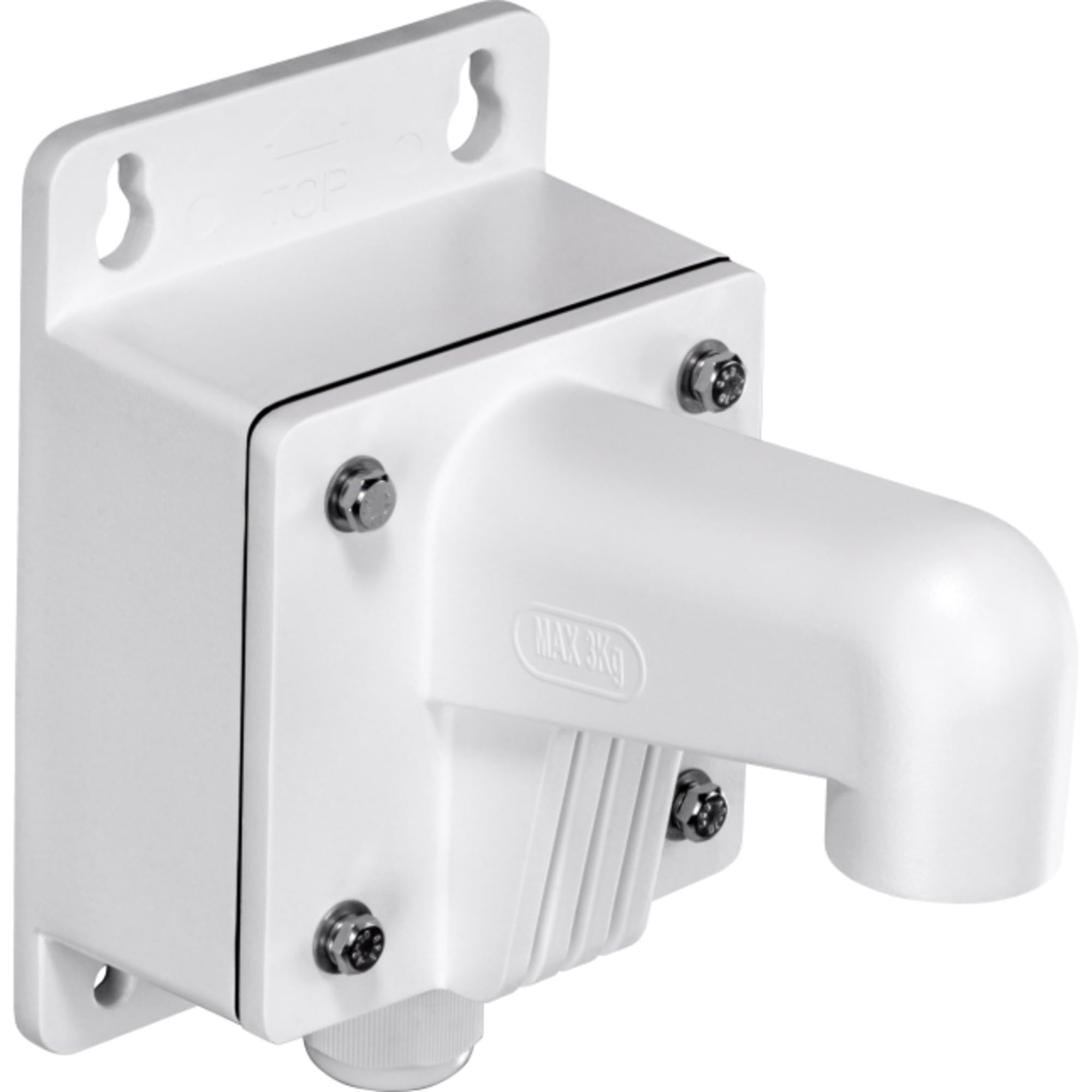 TRENDnet Compact Outdoor Wall Mount Bracket for Dome Cameras, Mount, Compatible with TRENDnet Dome Cameras: TV-IP311PI/TV-IP321PI/TV-IP315PI, TV-WS300, White