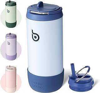 Kids Water Bottles BOTTLE BOTTLE 12 oz Kids Insulated Water Bottle with Leak Proof Lid Double Wall Vacuum Stainless Steel Water Bottle Keeps Hot and Cold for Boys Girls School Sports Travel(blue)