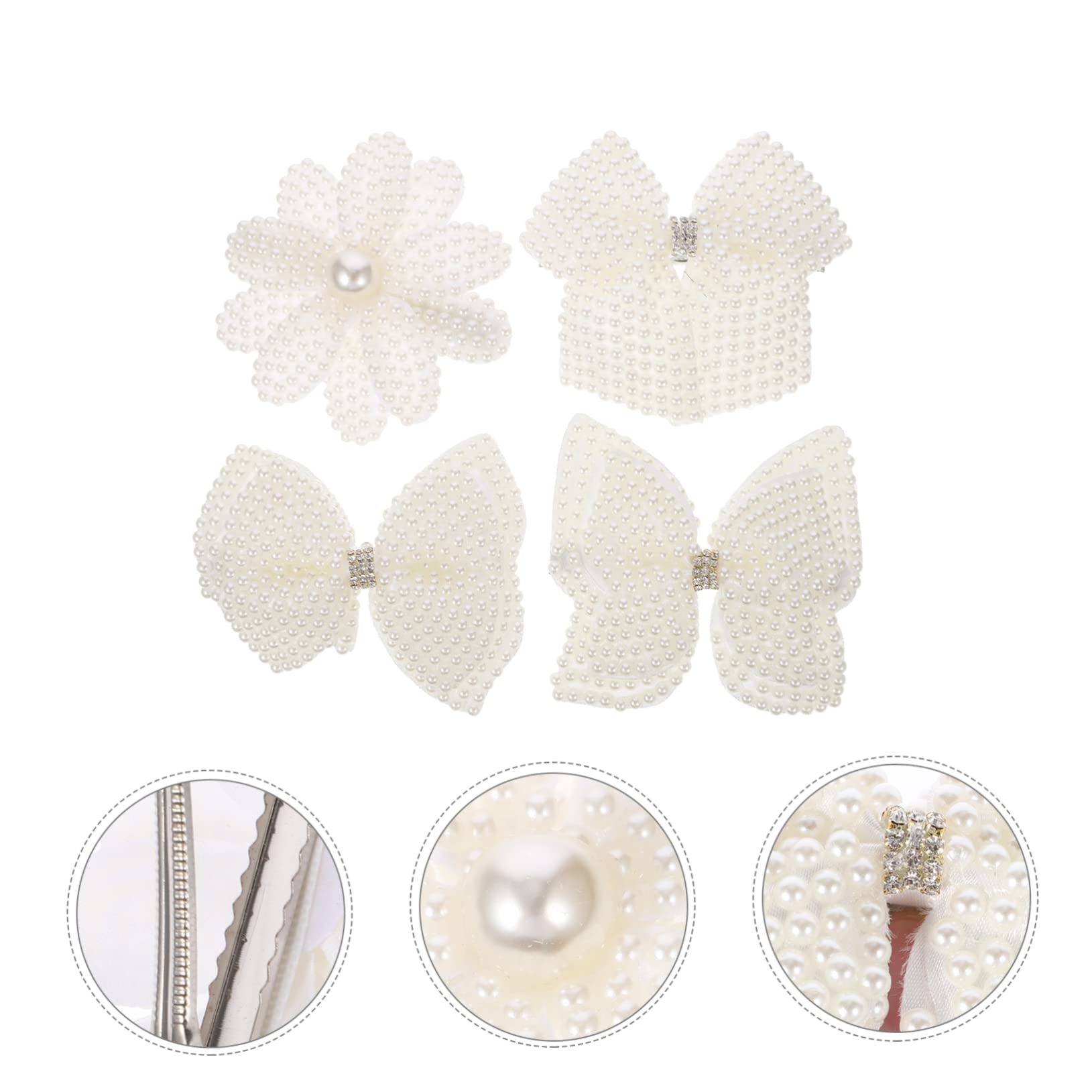 Healeved 12stücke Teiliges Haarschmuck Mit Perlen Und Blumen Elegante Haarklammern Für Damen Rutschfeste Haarclips Für Hochzeiten Partys Und Alltag Inklusive Verschiedene Designs Und