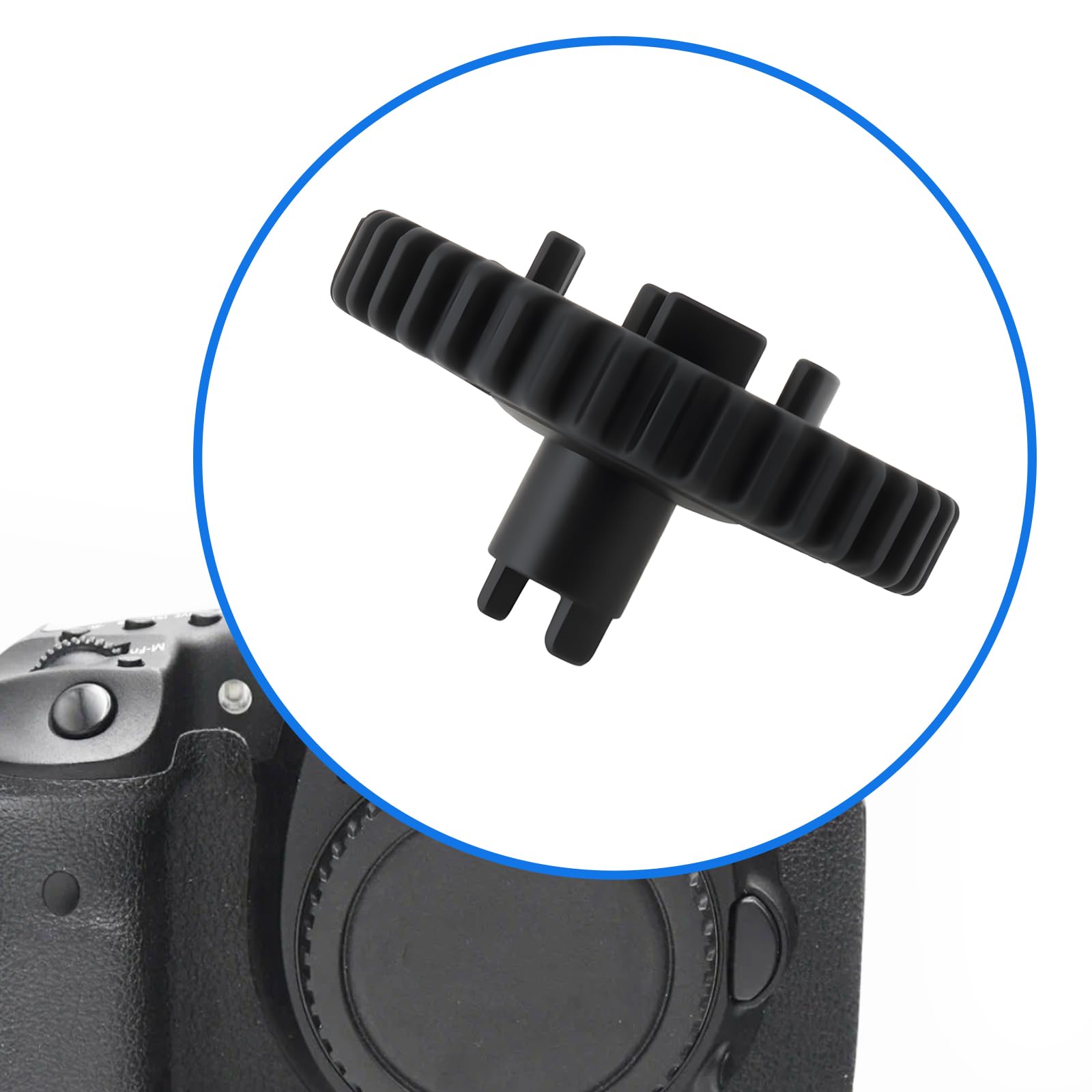 OTOTEC Przycisk pokrętła migawki aparatu kompatybilny z Canon EOS 6D Mark II / 6D
