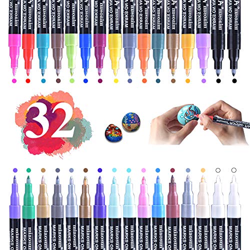 MOSRACY Penne Metallici Marker,28 Colore Pennarelli ...