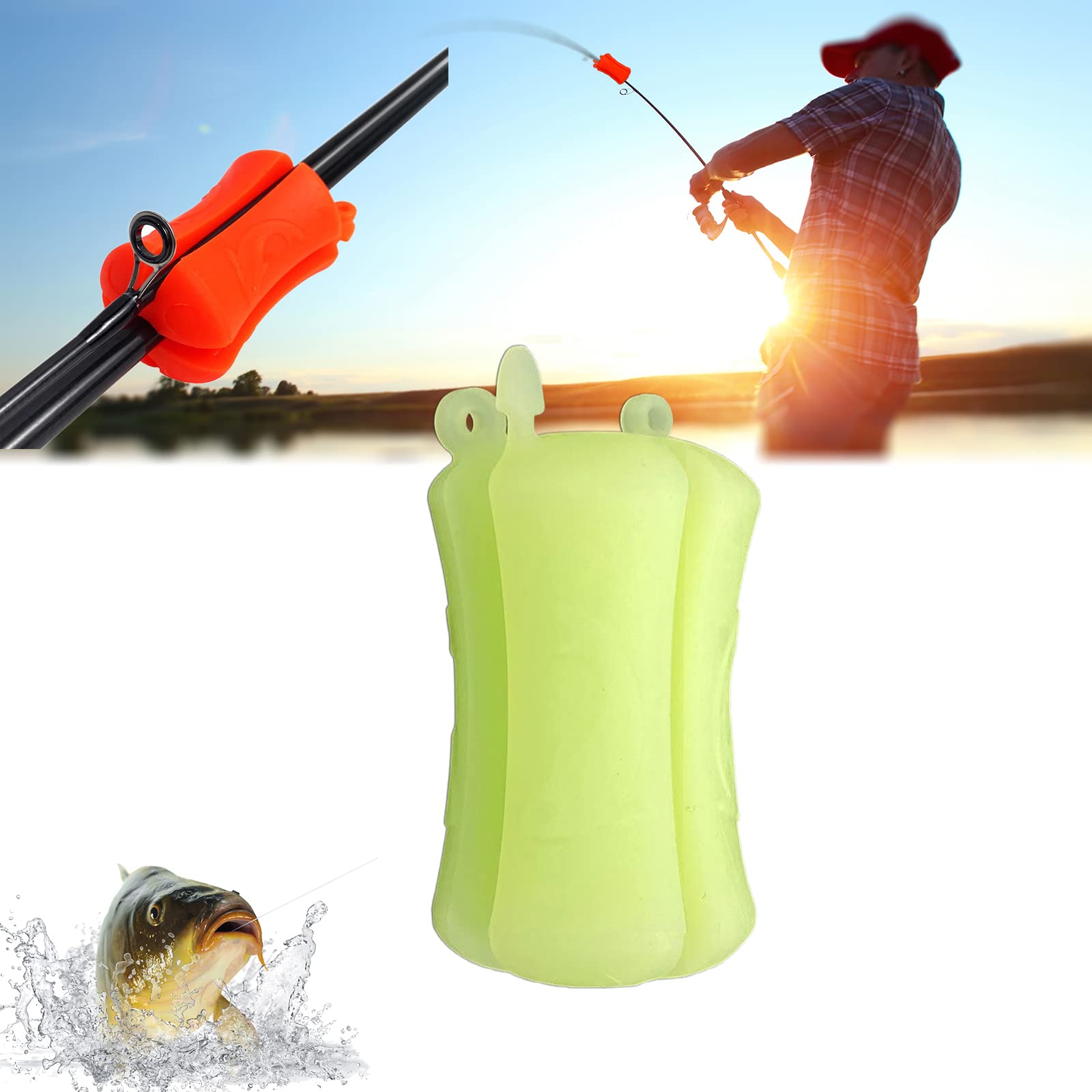 HNJKJEU 30 Pezzi Clip per Canna da Pesca Clip per Stecca da Biliardo