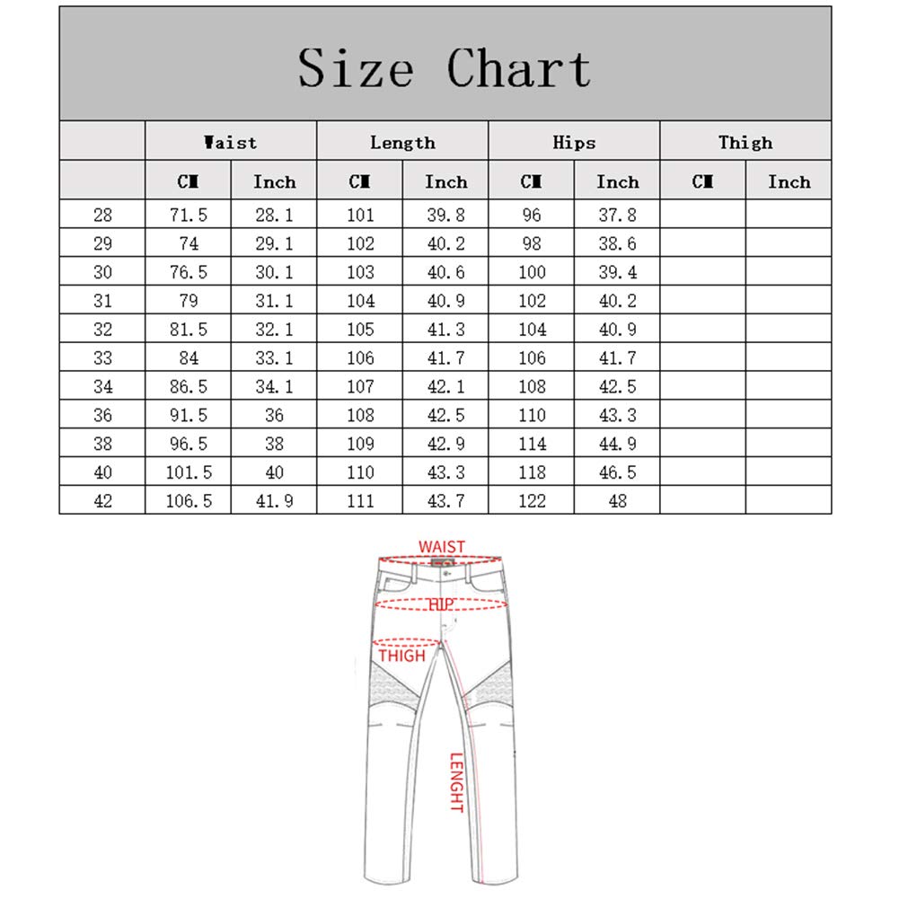 GUOCU Hombres Pantalones Vaquero de Moto,Jeans de Moto Slim Fit Denim Pantalon Protectores Cargo Recto Pantalones de Motorista Retro Vaqueros para Montar en Moto Pantalones de Ciclismo Anticaídas