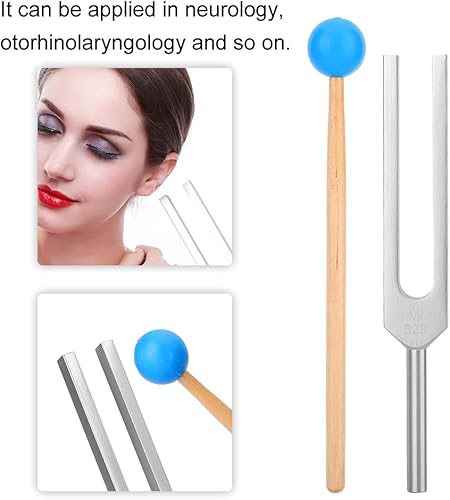 Miniatura 3 de Diapositivo de afinación de 528 Hz, juego de herramientas de terapia de curación de sonido, tenedor de afinación de frecuencia, yoga, meditación y