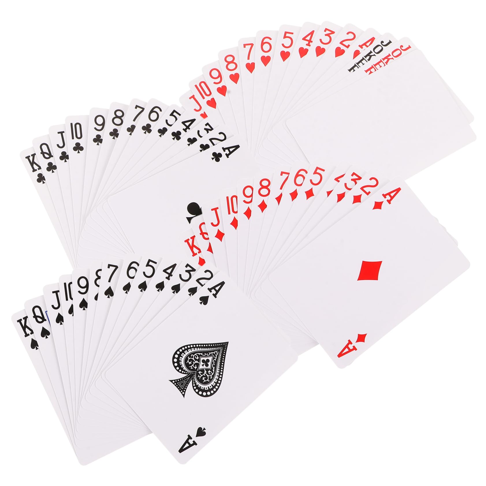 ibasenice 5sets Carte Da Poker Carta Trasferibile Termica Carte Vuote Per Progetti Per Feste e Giochi Con Amici Materiale Sicuro e Portatile Design Elegante e Decorativo Gioco Divertente