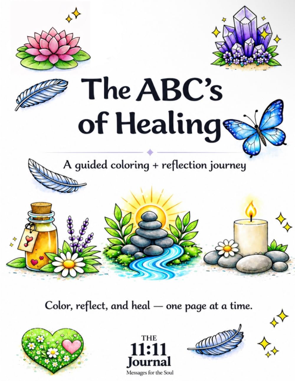 The ABC's of Healing: A Guided Coloring & Reflection Journey