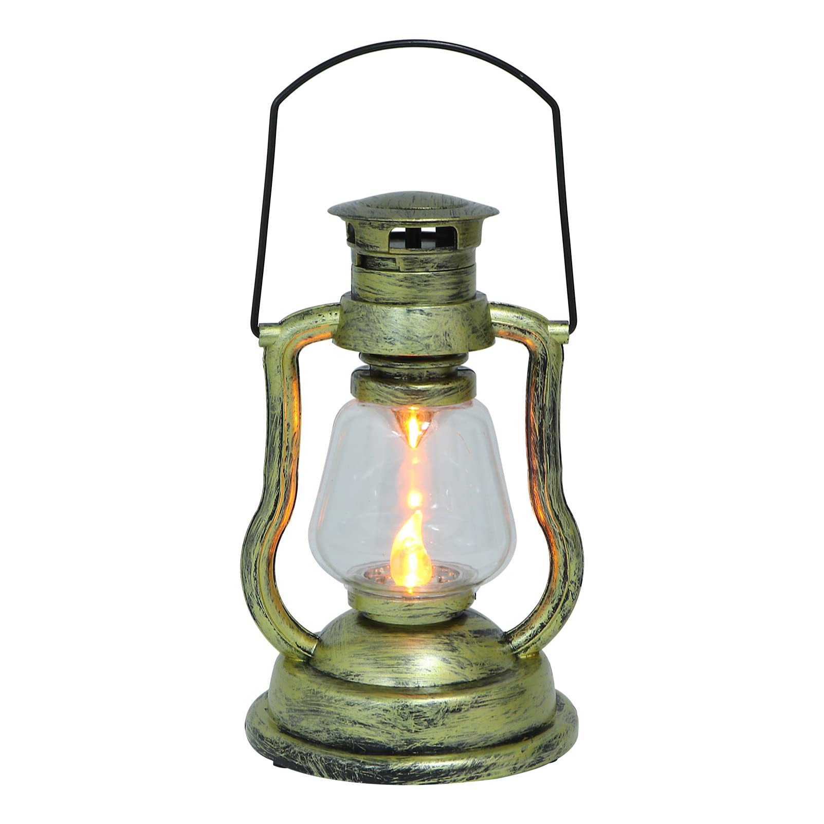 Buy UPKOCH Vintage Lantern Metal Oil Lamp LED Hanging Candle Flame