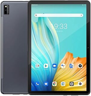 Blackview Tab 10 Tablet Android 11 10.1 Inch 1920x1200 FHD MTK8768 Octa Core 4GB RAM 64GB ROM 4G Network 8MP+13MP Camera 7480mAh Battery Tablets PC Dual Wifi Gray