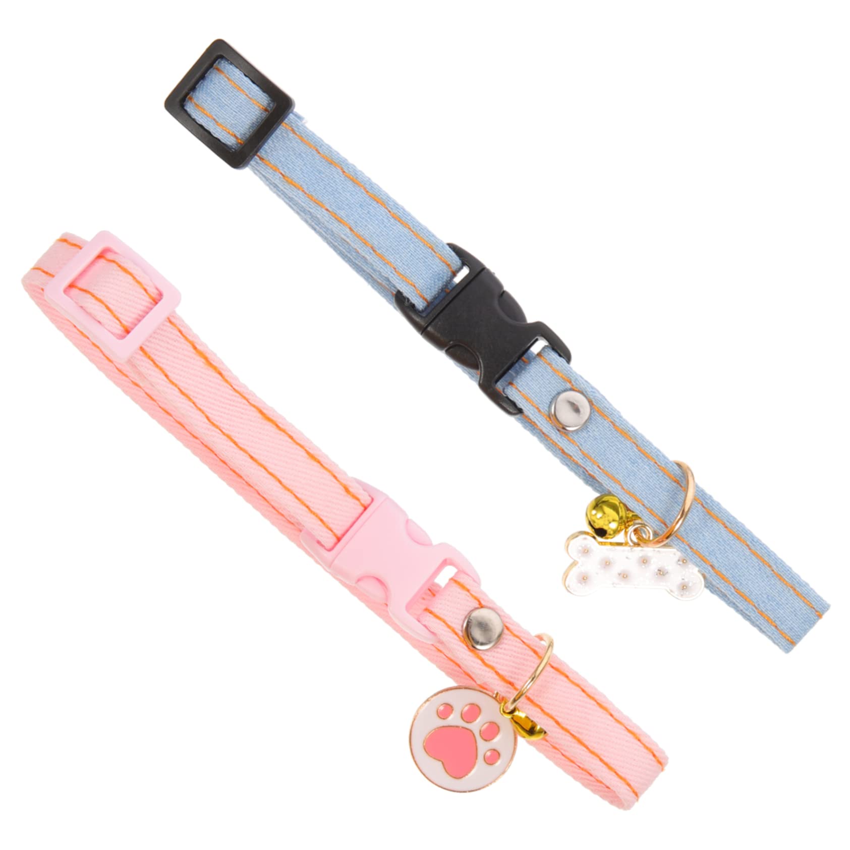 Happyyami 10pièces Collier pour Chat Décoratif avec Pendentif Collier Sécurisé Et Ajustable pour Chats Et Chatons pour Fêtes Quotidien Design Pattes