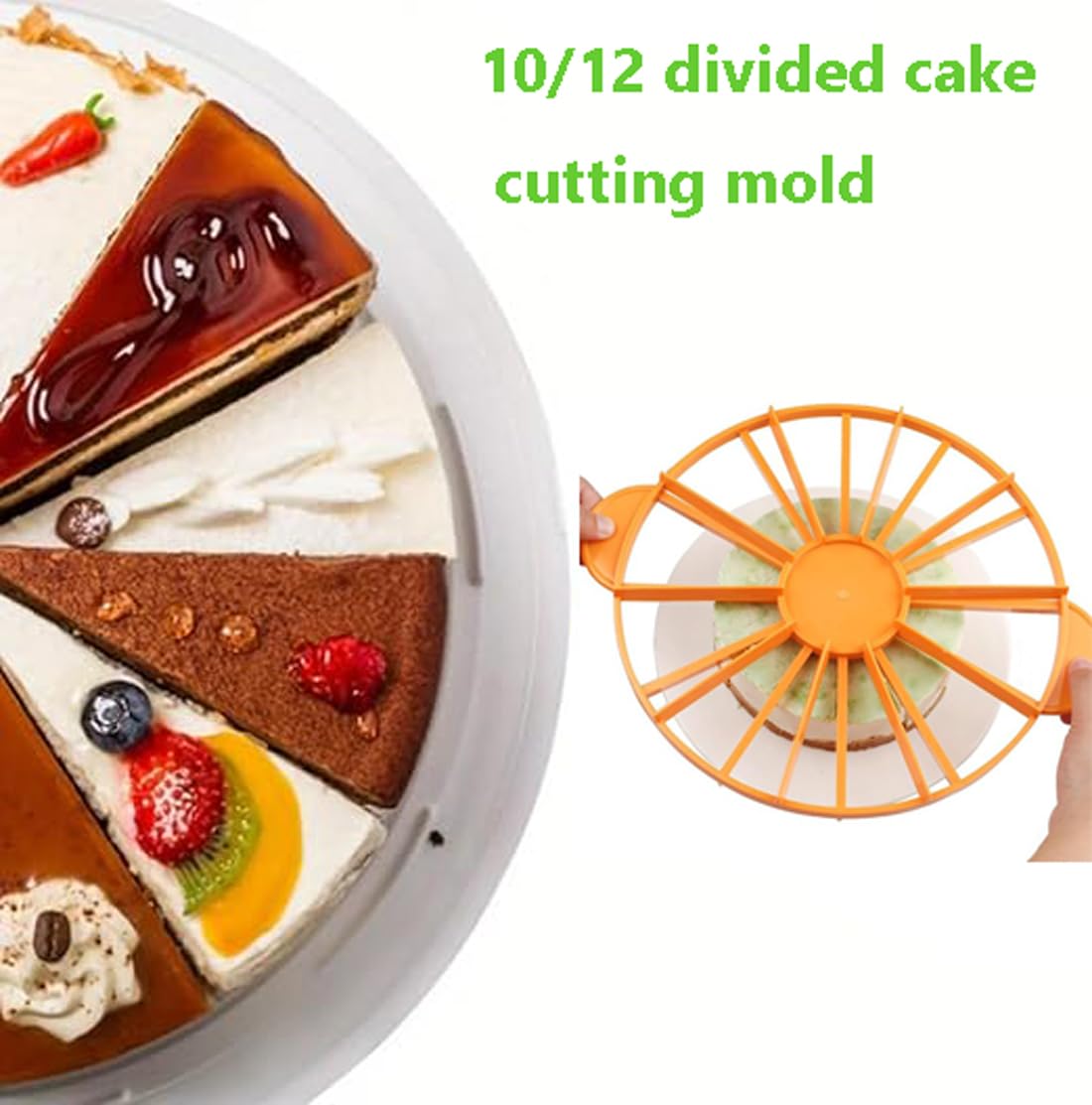 Cortador De Tartas En Porciones 1pc Divisor * Cortador * Divisor Para Pan Y  Pasteles, Rebanadora De Repostería, Herramienta Para Cortar Cheesecake En  14/16 Piezas, Utensilio De Cocina * Ideal Para Restaurantes, image size:1100x1113