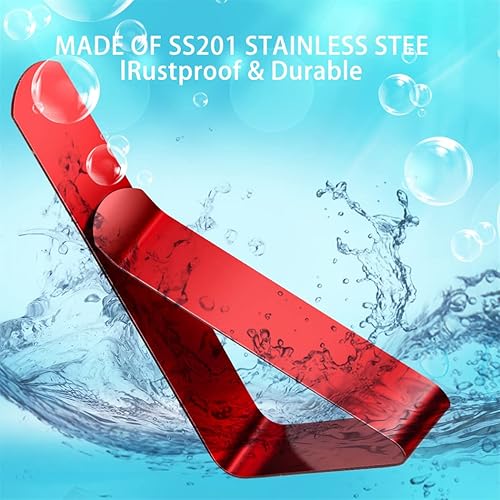 Miniatura 3 de Clips para mantel, soporte para mantel de acero inoxidable, clips de mesa de pícnic, abrazadera para picnic, carpas, bodas, fiestas de graduación, 8