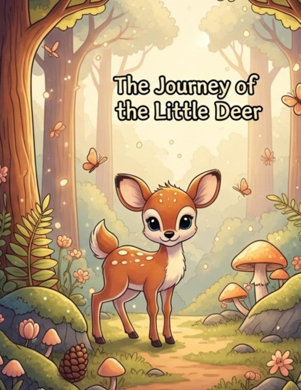 The Journey of the Little Deer: A Wholesome Forest Coloring Adventure