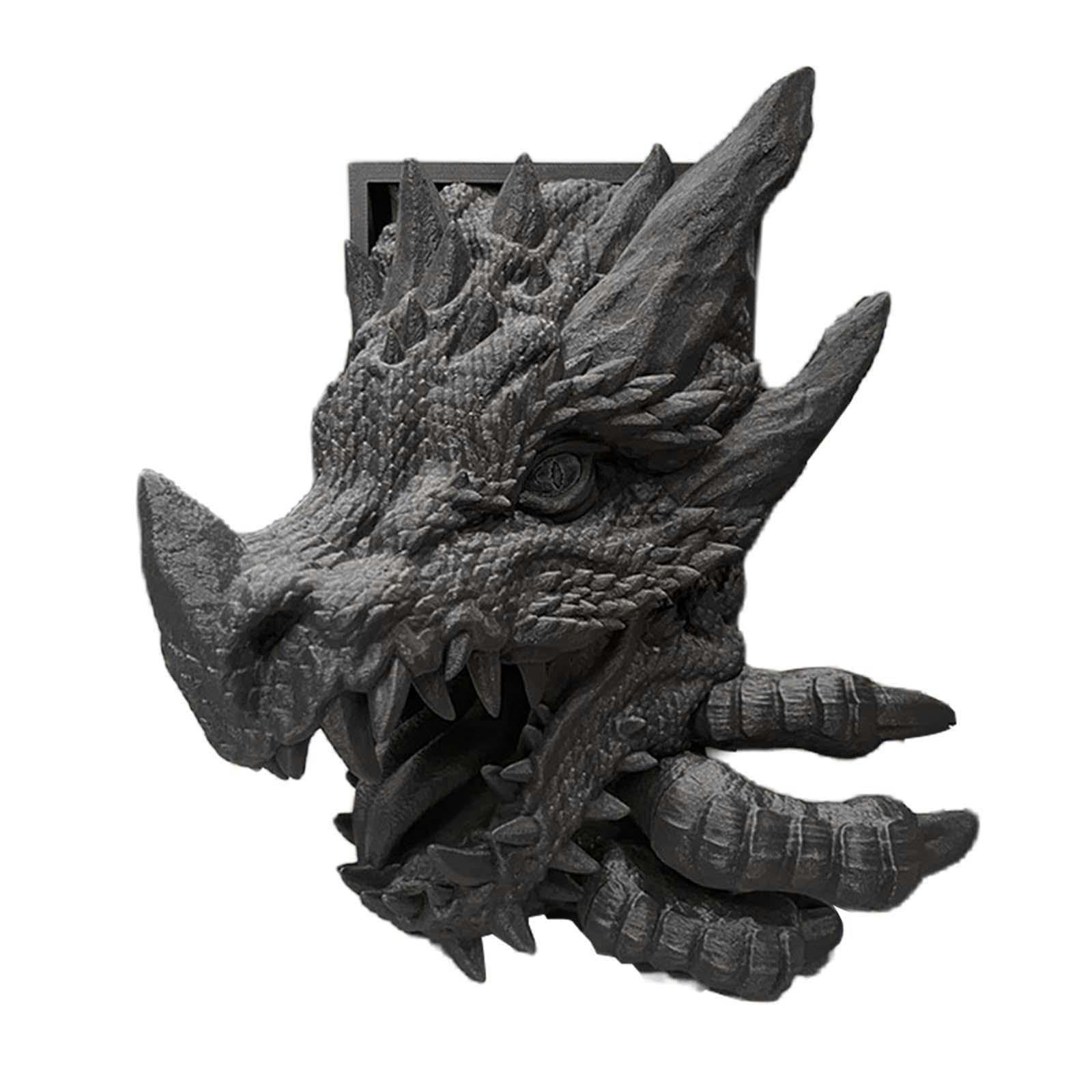 Fermalibri a Forma di Drago, Oggetto Decorativo Fatto a Mano, Statuetta di Drago, Porta Libri