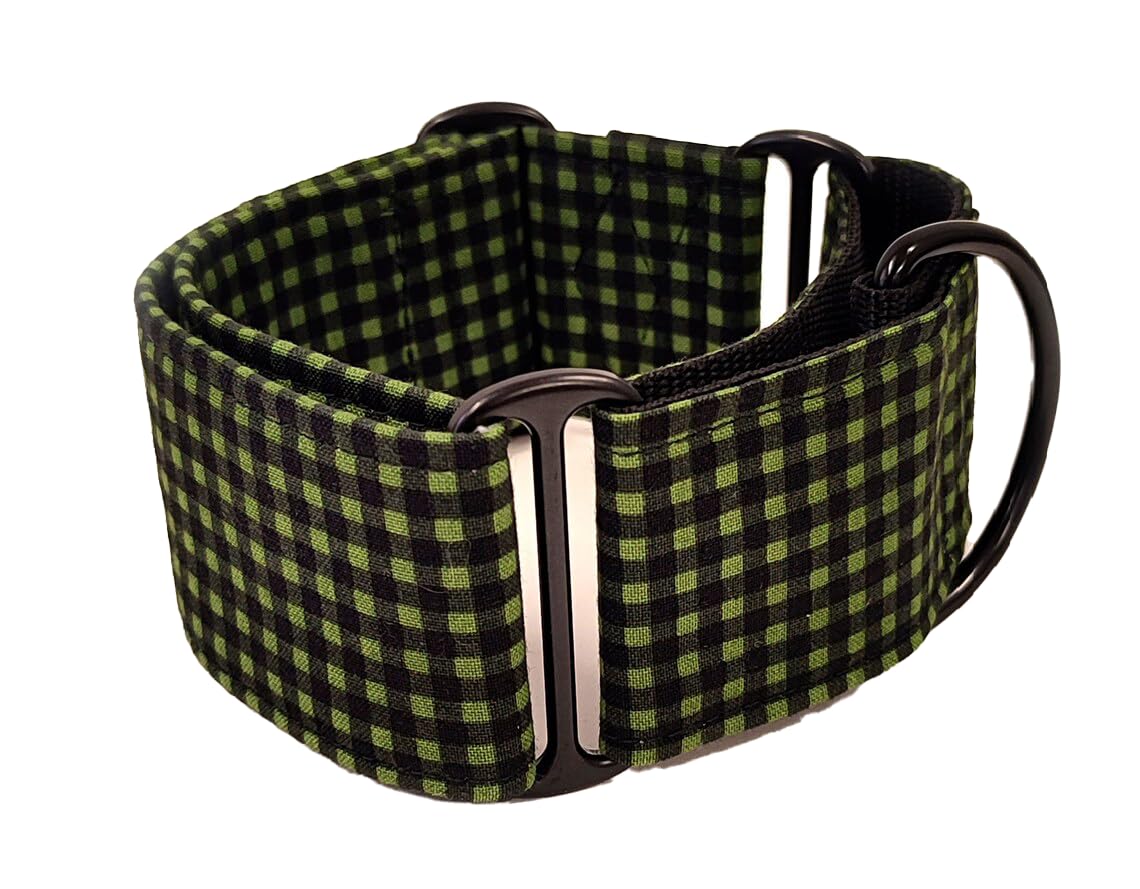 Collar Martingale Para Perro: Hipster Green, Hecho a Mano en España por Wakakán
